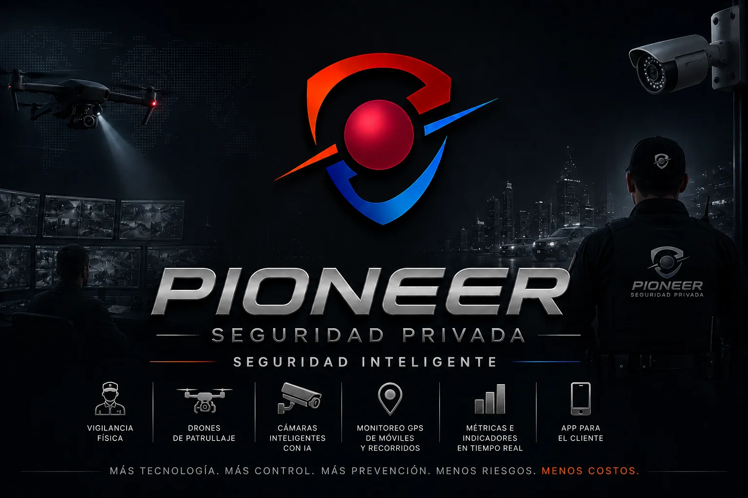 Pioneer Seguridad Privada con monitoreo, drones y cámaras inteligentes en Neuquén y Vaca Muerta